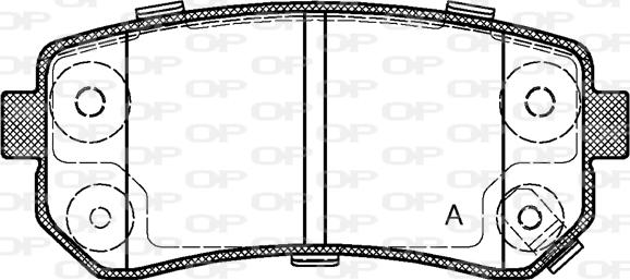 Open Parts BPA1209.02 - Bremžu uzliku kompl., Disku bremzes ps1.lv