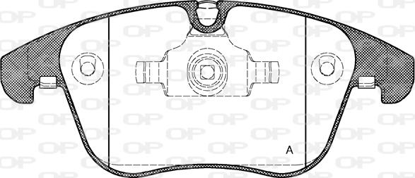 Open Parts BPA1219.00 - Bremžu uzliku kompl., Disku bremzes ps1.lv