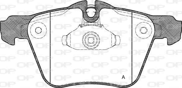 Open Parts BPA1217.00 - Bremžu uzliku kompl., Disku bremzes ps1.lv