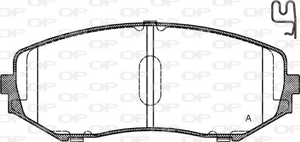 Open Parts BPA1225.02 - Bremžu uzliku kompl., Disku bremzes ps1.lv