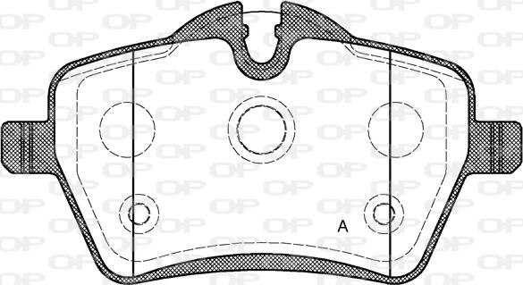 Open Parts BPA1277.00 - Bremžu uzliku kompl., Disku bremzes ps1.lv