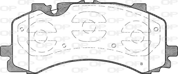 Open Parts BPA1744.00 - Bremžu uzliku kompl., Disku bremzes ps1.lv