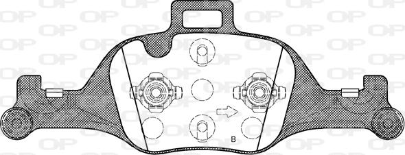 Open Parts BPA1740.00 - Bremžu uzliku kompl., Disku bremzes ps1.lv