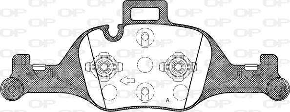 Open Parts BPA1740.00 - Bremžu uzliku kompl., Disku bremzes ps1.lv