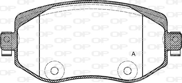 Open Parts BPA1724.08 - Bremžu uzliku kompl., Disku bremzes ps1.lv