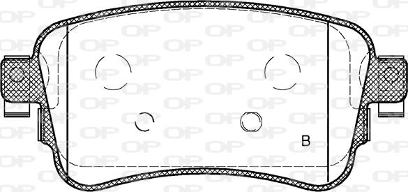 Open Parts BPA1720.00 - Bremžu uzliku kompl., Disku bremzes ps1.lv