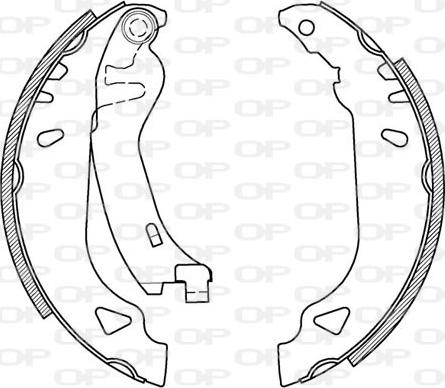 Open Parts BSA2094.00 - Bremžu loku komplekts ps1.lv