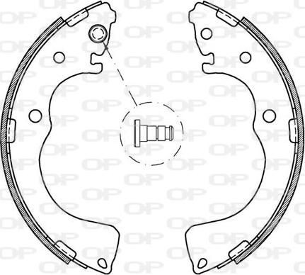 Open Parts BSA2091.00 - Bremžu loku komplekts ps1.lv