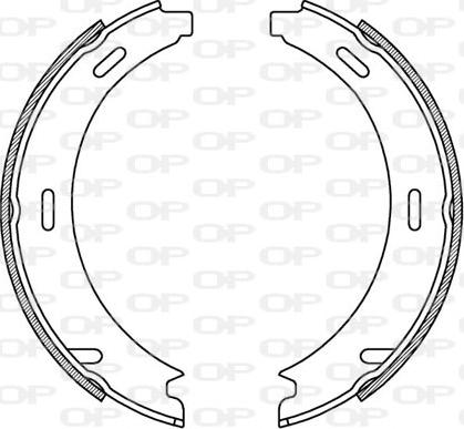 Open Parts BSA2040.00 - Bremžu loku komplekts ps1.lv