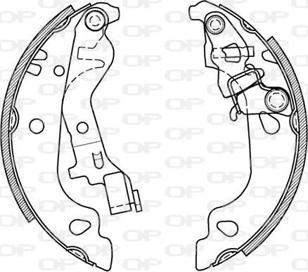 Open Parts BSA2043.00 - Bremžu loku komplekts ps1.lv