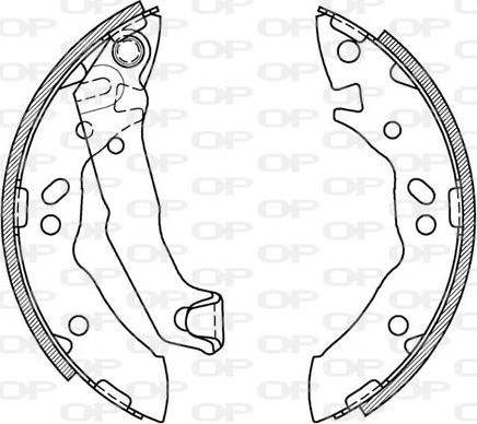 Open Parts BSA2056.00 - Bremžu loku komplekts ps1.lv