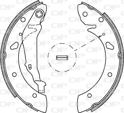 Open Parts BSA2052.00 - Bremžu loku komplekts ps1.lv