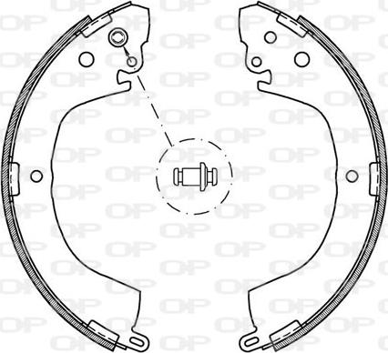 Open Parts BSA2057.00 - Bremžu loku komplekts ps1.lv