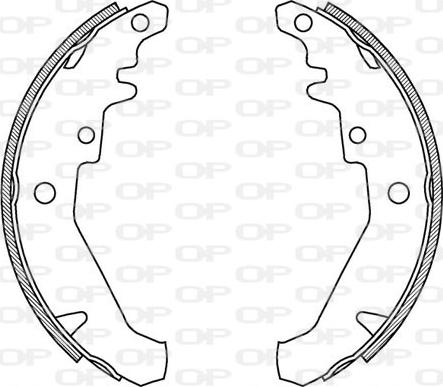 Open Parts BSA2069.00 - Bremžu loku komplekts ps1.lv