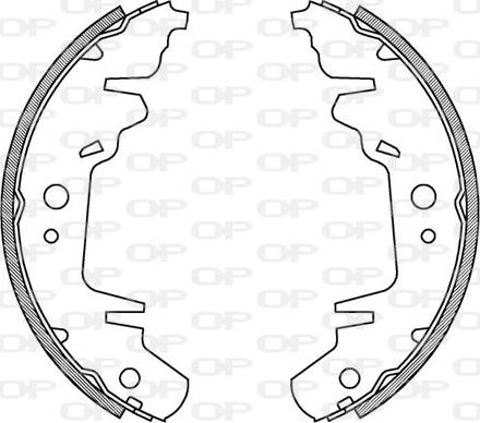 Open Parts BSA2004.00 - Bremžu loku komplekts ps1.lv