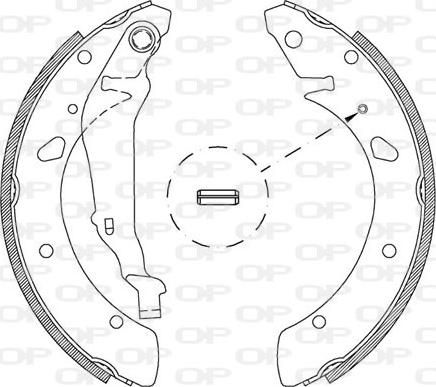 Open Parts BSA2019.00 - Bremžu loku komplekts ps1.lv