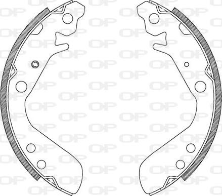 Open Parts BSA2082.00 - Bremžu loku komplekts ps1.lv