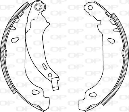 Open Parts BSA2026.00 - Bremžu loku komplekts ps1.lv