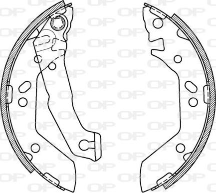 Open Parts BSA2070.00 - Bremžu loku komplekts ps1.lv