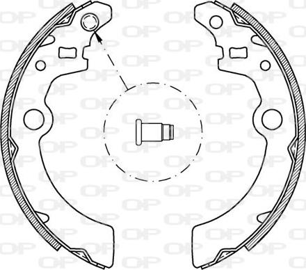 Open Parts BSA2073.00 - Bremžu loku komplekts ps1.lv