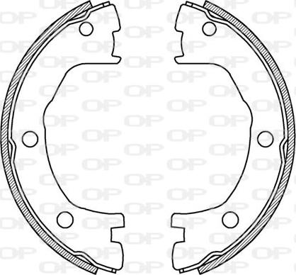 Open Parts BSA2194.00 - Bremžu loku komplekts ps1.lv