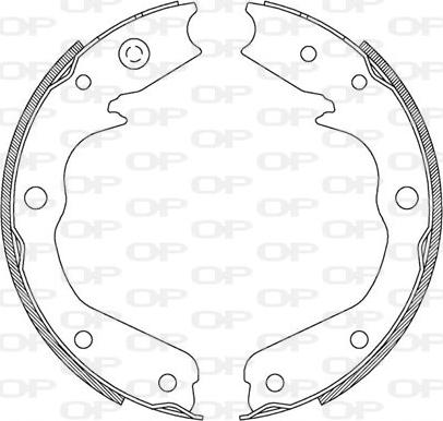 Open Parts BSA2191.00 - Bremžu loku komplekts ps1.lv