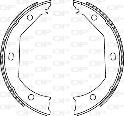 Open Parts BSA2198.00 - Bremžu loku komplekts ps1.lv