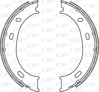 Open Parts BSA2192.00 - Bremžu loku komplekts ps1.lv