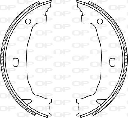 Open Parts BSA2197.00 - Bremžu loku komplekts ps1.lv