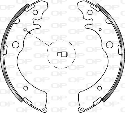 Open Parts BSA2143.00 - Bremžu loku komplekts ps1.lv