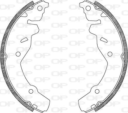 Open Parts BSA2106.00 - Bremžu loku komplekts ps1.lv