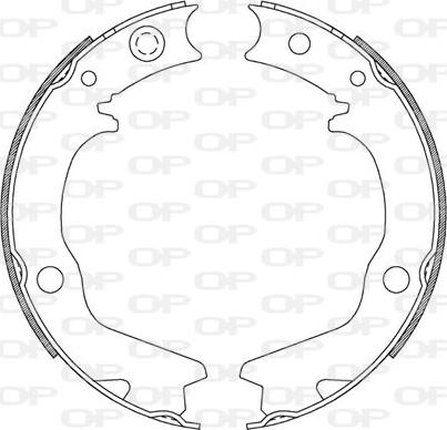 Open Parts BSA2185.00 - Bremžu loku komplekts ps1.lv