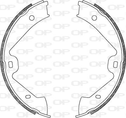 Open Parts BSA2181.00 - Bremžu loku komplekts ps1.lv