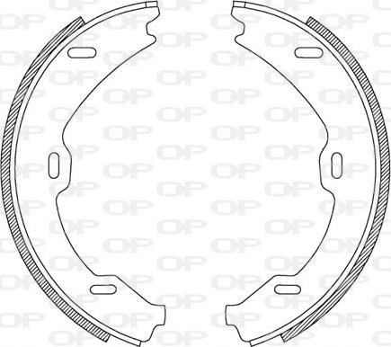 Open Parts BSA2188.00 - Bremžu loku komplekts ps1.lv