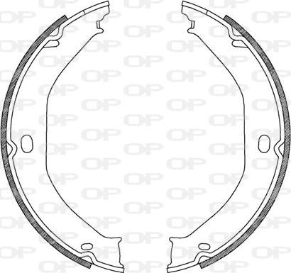 Open Parts BSA2183.00 - Bremžu loku komplekts ps1.lv