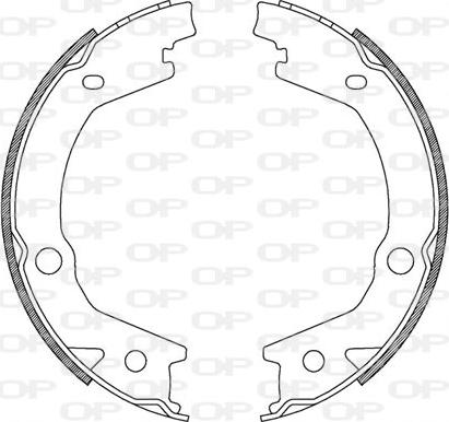 Open Parts BSA2182.00 - Bremžu loku komplekts ps1.lv