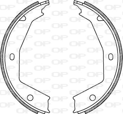 Open Parts BSA2187.00 - Bremžu loku komplekts ps1.lv