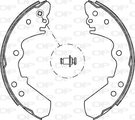 Open Parts BSA2139.00 - Bremžu loku komplekts ps1.lv