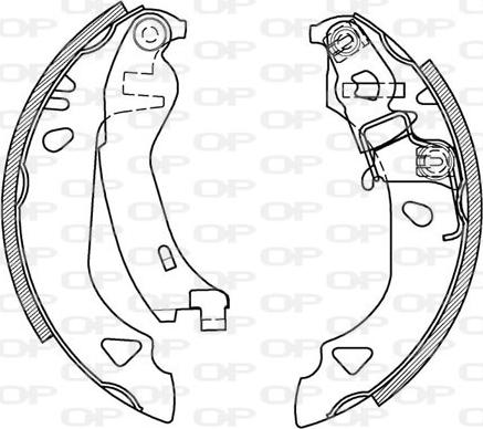 Open Parts BSA2131.00 - Bremžu loku komplekts ps1.lv