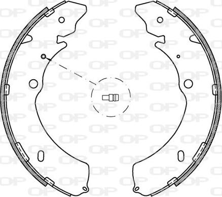 Open Parts BSA2120.00 - Bremžu loku komplekts ps1.lv