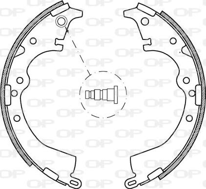 Open Parts BSA2121.00 - Bremžu loku komplekts ps1.lv