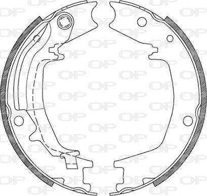 Open Parts BSA2128.00 - Bremžu loku komplekts ps1.lv