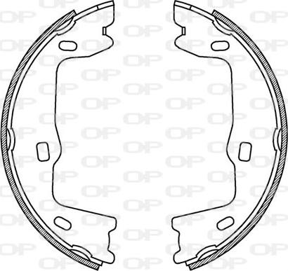 Open Parts BSA2176.00 - Bremžu loku komplekts ps1.lv