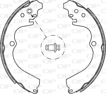 Open Parts BSA2177.00 - Bremžu loku komplekts ps1.lv