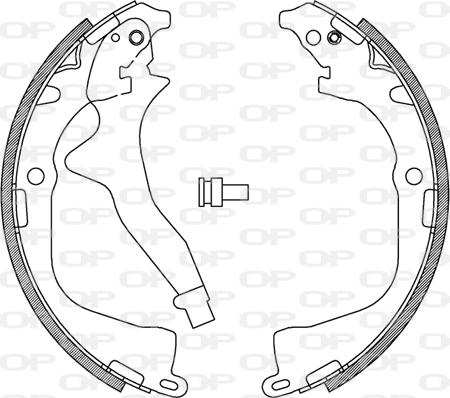 Open Parts BSA2242.00 - Bremžu loku komplekts ps1.lv