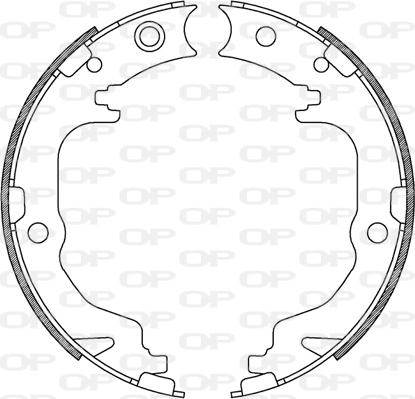 Open Parts BSA2247.00 - Bremžu loku komplekts ps1.lv