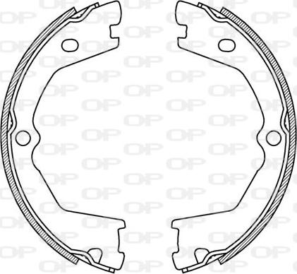 Open Parts BSA2209.00 - Bremžu loku komplekts ps1.lv