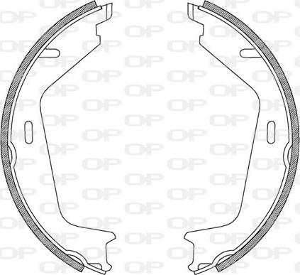 Open Parts BSA2205.00 - Bremžu loku komplekts ps1.lv