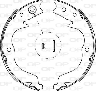 Open Parts BSA2219.00 - Bremžu loku komplekts ps1.lv