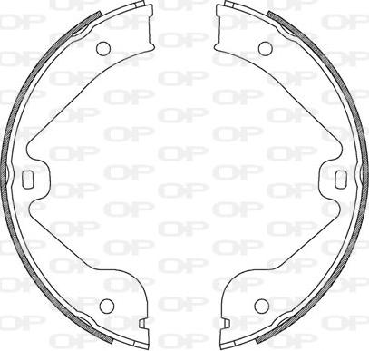 Open Parts BSA2211.00 - Bremžu loku komplekts ps1.lv